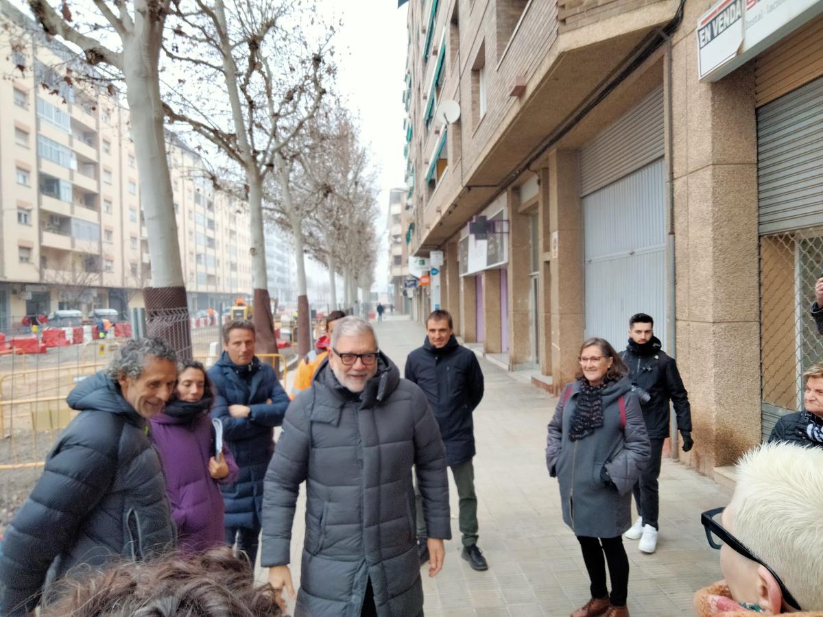 Larrosa obras calle Riu Ebre