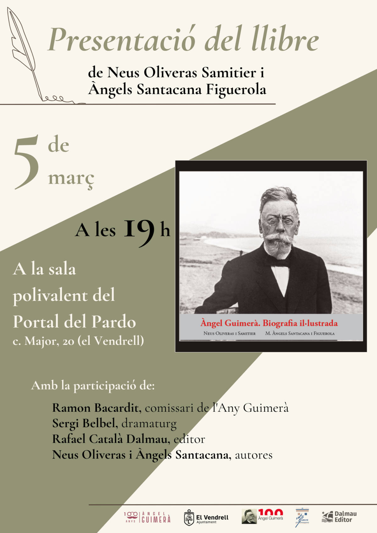 Presentació llibre Àngel Guimerà, Biografia Il·lustrada