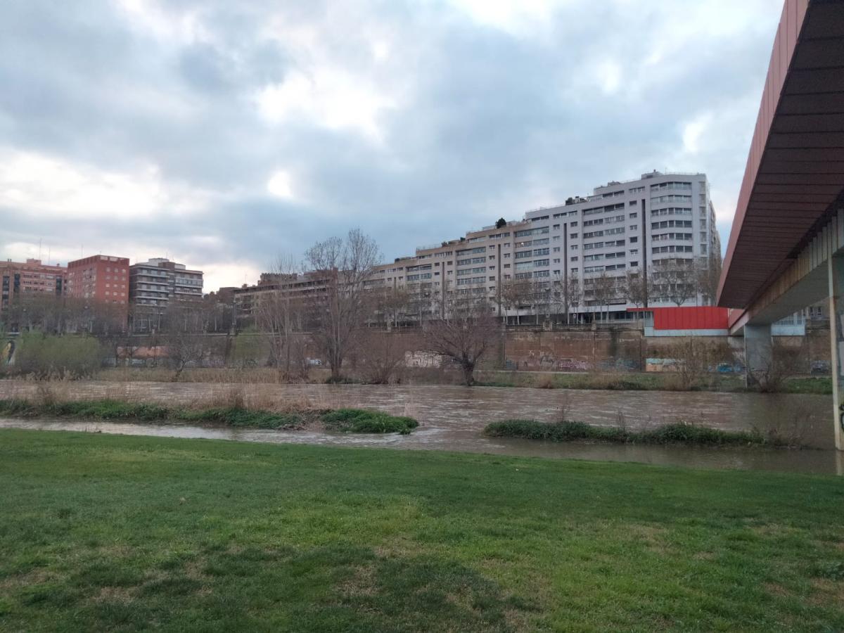 río Segre Lleida desbordado