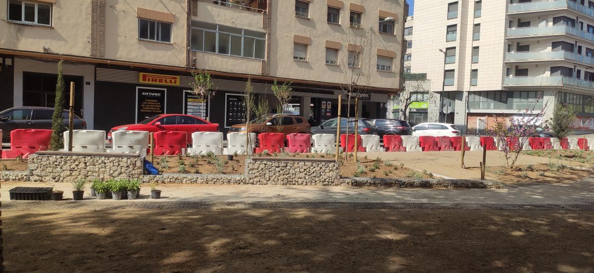 obres passeig verd carrer riu Ebre Lleida