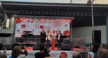 La Festa de la Rosa del PSC de Mollet bat rècords i es converteix en altaveu de denúncia política i reivindicació