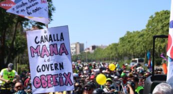 Sant Andreu s’omple de bicicletes per reivindicar una mobilitat segura
