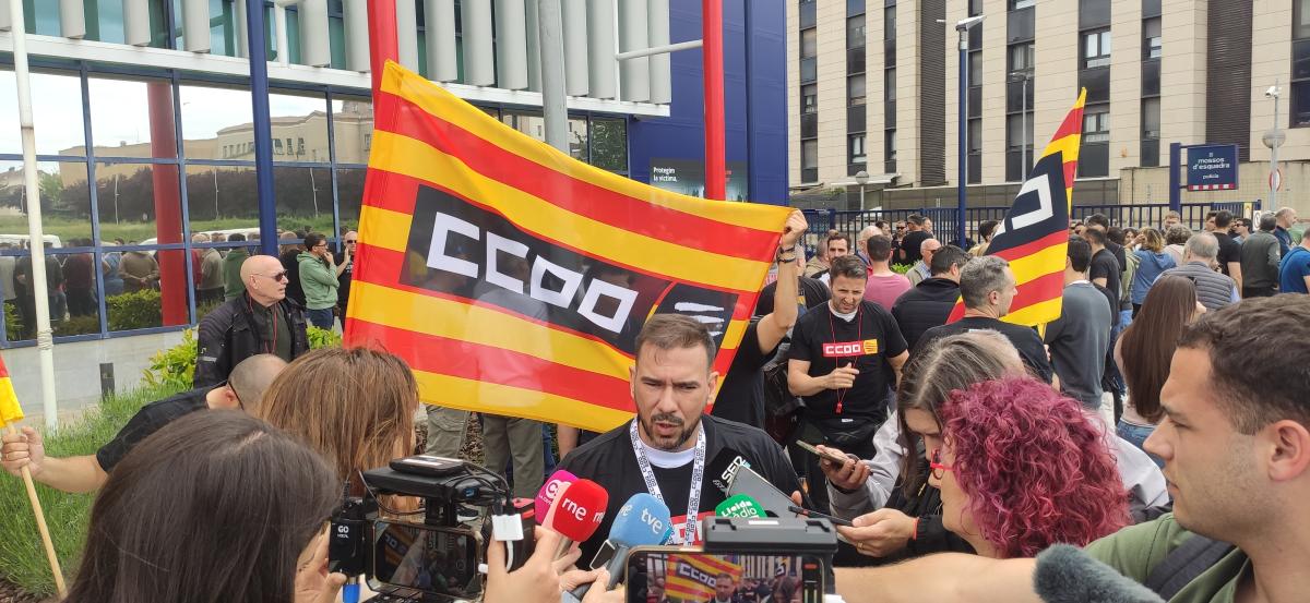 manifestación policía Lleida