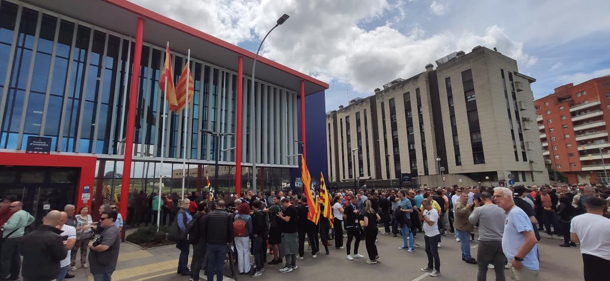 manifestación policía Lleida