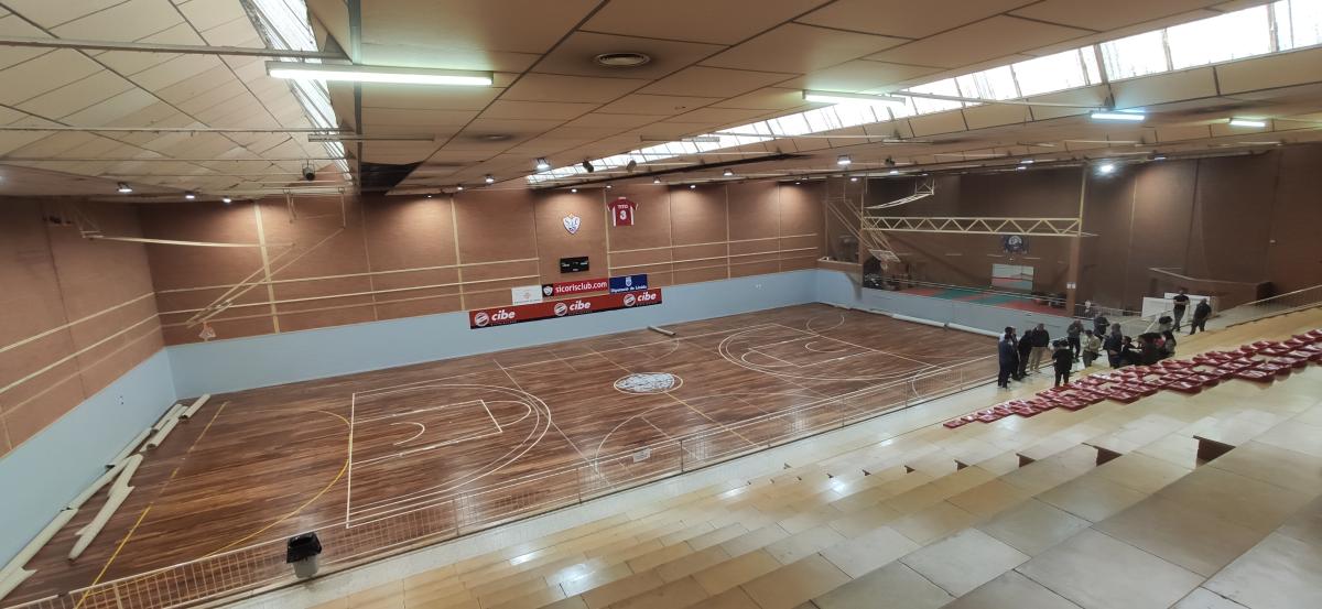 visita alcalde Lleida pabellón Sícoris Club