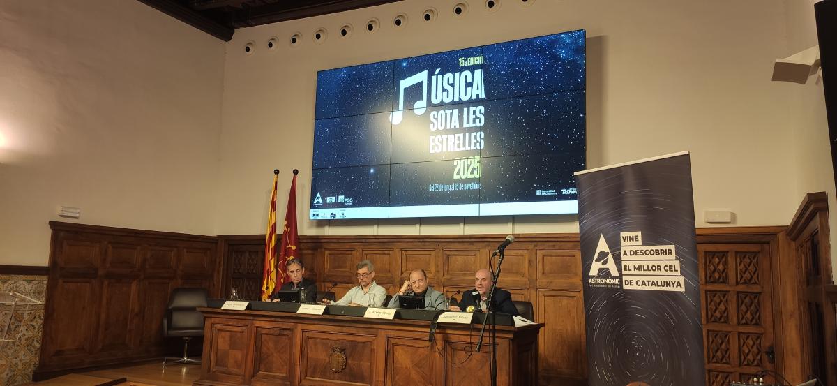 presentació temporada Parc Astronòmic Montsec 2025