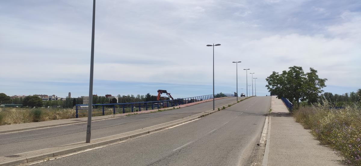 obres pont Ciutat Jardí Lleida AVE