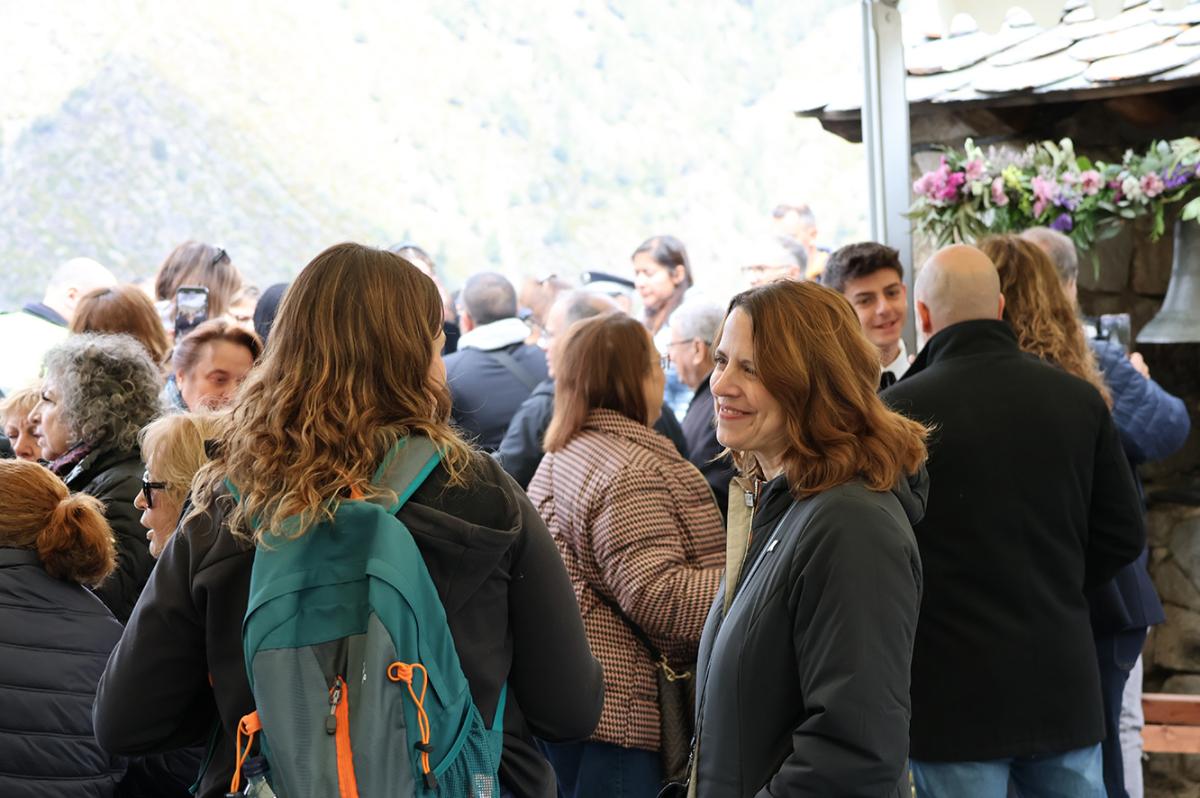 La cónsul mayor de Escaldes, Rosa Gili, en Sant Miquel d'Engolasters