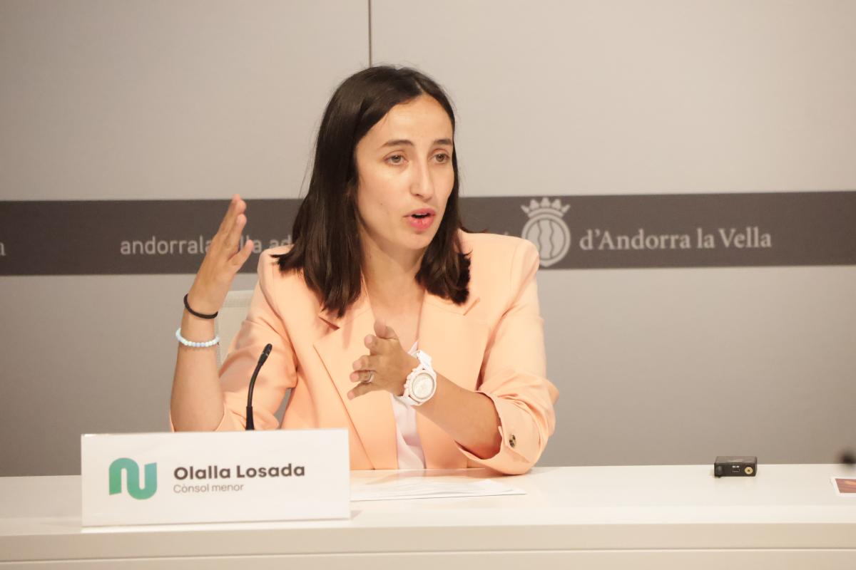 La cònsol menor d'Andorra la Vella, Olalla Losada