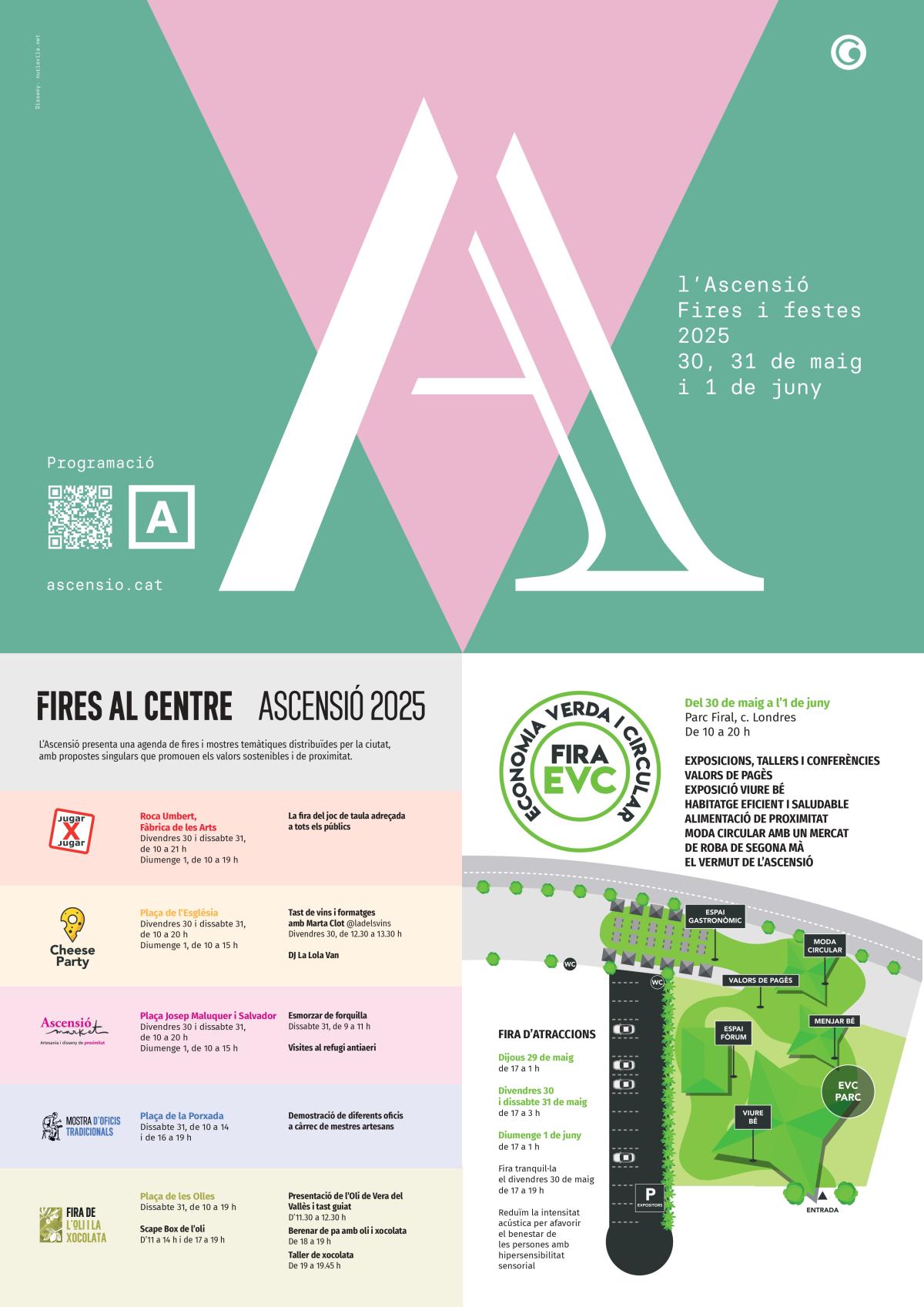 Programa complet de les Festes de l'Ascensió 2025 a Granollers