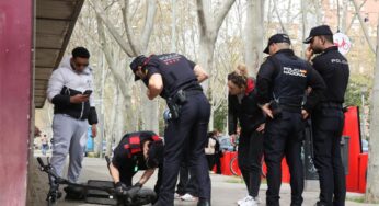 Sis detinguts en un dispositiu contra els robatoris violents amb patinets elèctrics a Barcelona