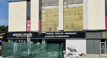 Cau una segona placa de formigó al centre comercial de Sabadell on va morir un home fa dues setmanes