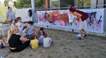 Bali Cejas visita la llar d’infants municipal Maria Dolors Medina de Cambrils