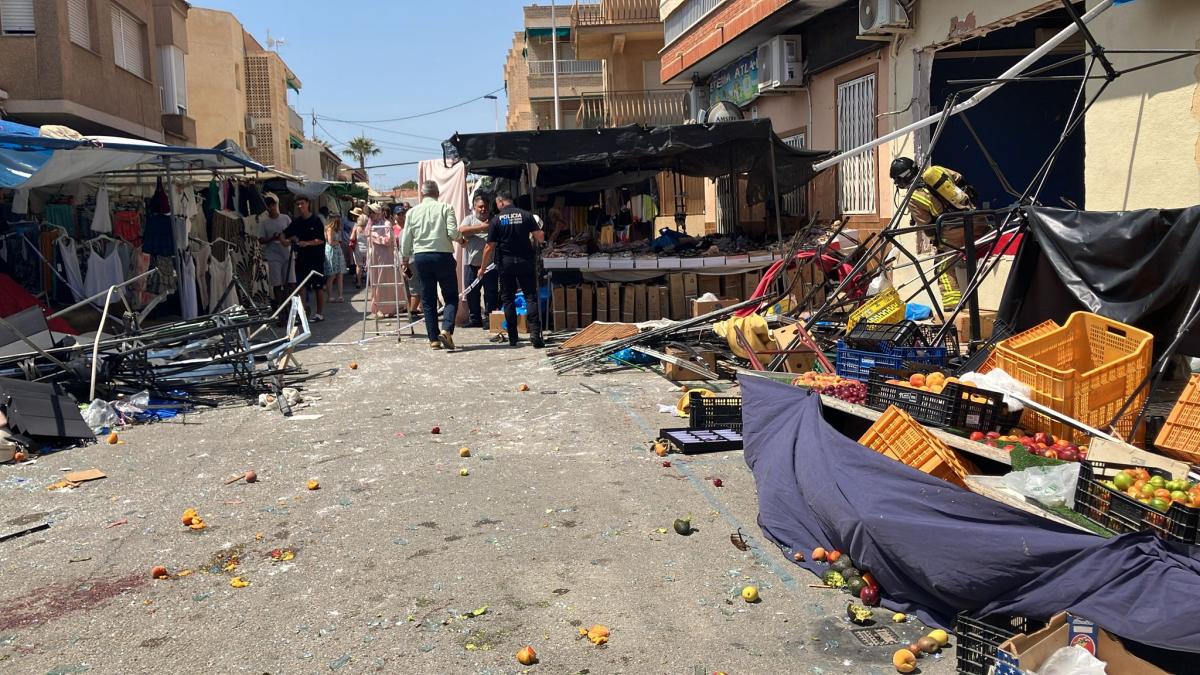 Explosió d'un bar a Lo Pagán, Múrcia | FOTO: Onda Regional