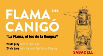 La Flama del Canigó arriba a Sabadell per a celebrar Sant Joan