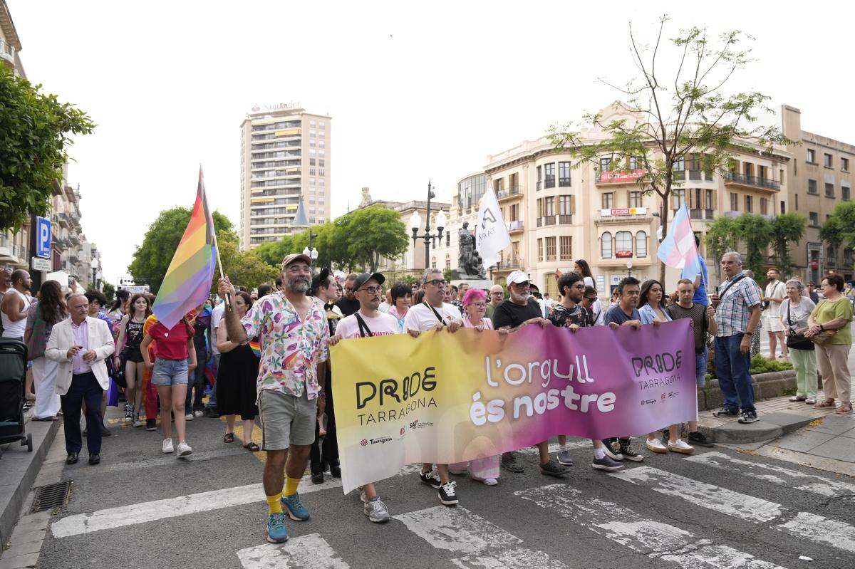 La marcha El orgullo es nuestro del Festival Pride de Tarragona