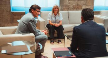 L’alcaldessa de Granollers es reuneix amb el president de la Generalitat, Salvador Illa