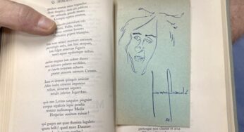 Troben a la UdL un dibuix de Joan Barceló perdut entre les pàgines d’un llibre