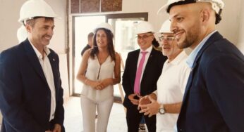 Niubó visita les obres de la llar d’infants del Temple de Tortosa